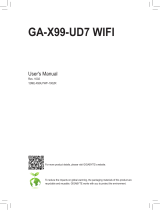 Gigabyte GA-X99-UD7 WIFI Owner's manual