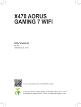 Gigabyte X470 AORUS GAMING 7 WIFI Owner's manual