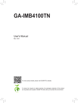 Gigabyte GA-IMB4100TN Owner's manual