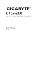 Gigabyte E152-ZE0 User manual