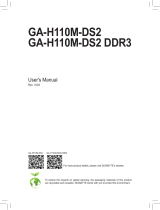 Gigabyte GA-H110M-DS2 DDR3 Owner's manual