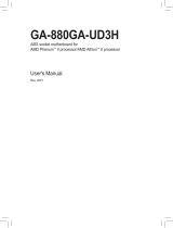 Gigabyte GA-880GA-UD3H Owner's manual