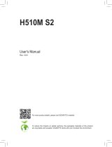 Gigabyte H510M S2 Owner's manual