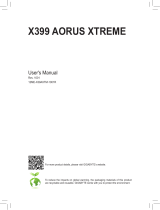 Gigabyte X399 AORUS XTREME User manual