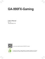 Gigabyte GA-990FX-Gaming Owner's manual