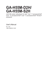 Gigabyte GA-H55M-D2H Owner's manual