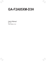 Gigabyte GA-F2A75-D3H User manual