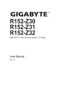 Gigabyte R152-Z31 User manual