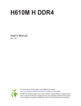 Gigabyte H610M H DDR4 Owner's manual