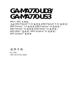 Gigabyte GA-MA770-US3 Owner's manual
