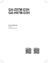 Gigabyte GA-Z97M-D3H Owner's manual