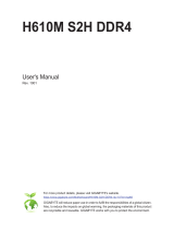 Gigabyte H610M S2H DDR4 Owner's manual