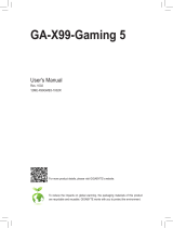 Gigabyte GA-X99-GAMING 5 Owner's manual