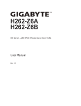 Gigabyte H262-Z6A User manual