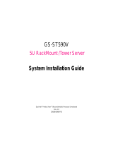 Gigabyte GS-ST590V Installation guide