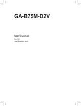 Gigabyte GA-B75M-D2V User manual