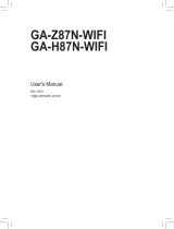 Gigabyte GA-H87N-WIFI Owner's manual