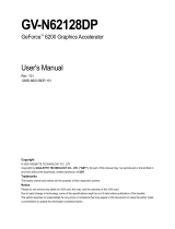 Gigabyte GV-N62128DP Owner's manual