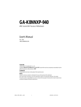 Gigabyte GA-K8NNXP-940 Owner's manual