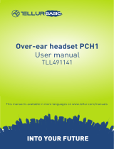 Tellur Over-ear headset PCH1 User manual