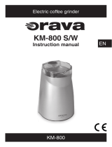 Orava KM-800 S User manual