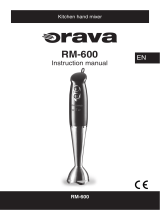 Orava RM-600 User manual