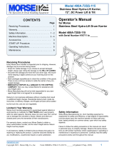 morse 400A-72SS-115 User manual