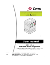 Sames GNM 100 A User manual