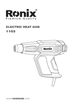 Ronix 1103 Electric Heat Gun User manual
