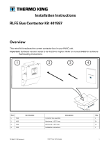 Thermo King RLFE Bus Contractor Kit 401597 Installation guide