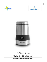 Suntec Wellness COFFEE MILL KML-8403 DESIGN Owner's manual