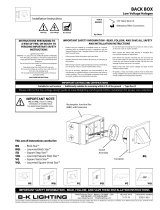 B-K lightingJunction Box Square - MR16