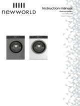 New World NWDHT1014DG 10KG 1400 Spin Washing Machine User manual