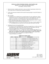 Luverne 415125-401728 Installation guide
