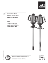 Lutz Barrel pump B2 Vario Niro Operating instructions