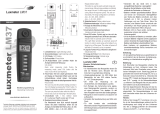 Dostmann LM37 Luxmeter User manual