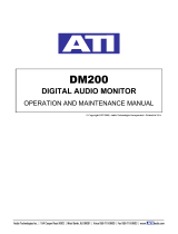 ATI DM200 Owner's manual