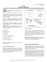 Heat & Glo AK-225 Outside Air Kit Install Manual