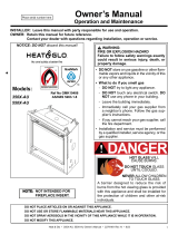 Heat & Glo 350X & 550X User manual