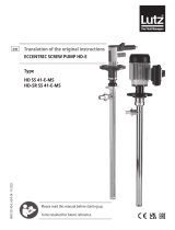 Lutz Eccentric screw pump tube HD-E-SR Industry Operating instructions