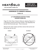 Heat & Glo TIARA I-B Owners Addenum Install Manual