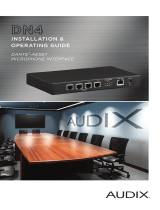 Audix DN4 User guide