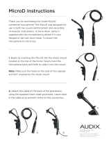 Audix MicroD User guide
