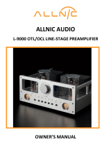 ALLNIC AUDIO L-9000 OTL/OCL User manual