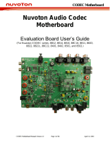 Nuvoton CODEC 8822L series User manual