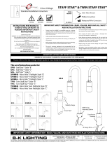 B-K lighting Twin Micro Nite - MR11 Installation guide