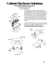 Cabinet Hardware Solution Jig Operating instructions