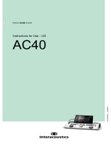 Interacoustics AC40 Operating instructions