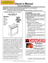 Heat & Glo Slimline Series User manual