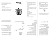 PROLEX 2.5L Slow Cooker 340728 User manual